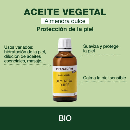Aceite de Almendra Dulce Bio 50ml.
