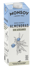 Bebida de Almendras Sin Azúcares Bio de MONSOY