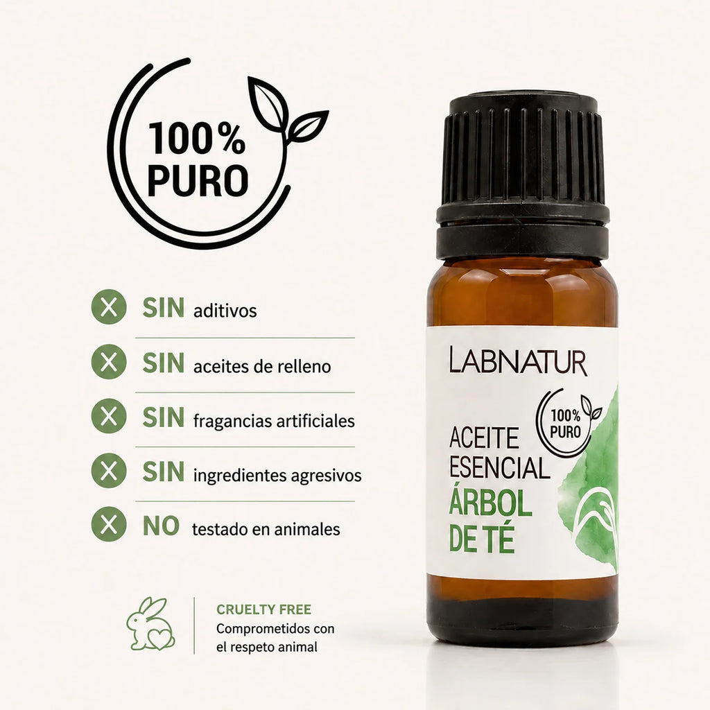 Aceite Esencial Árbol de Té 100% Puro 10ml