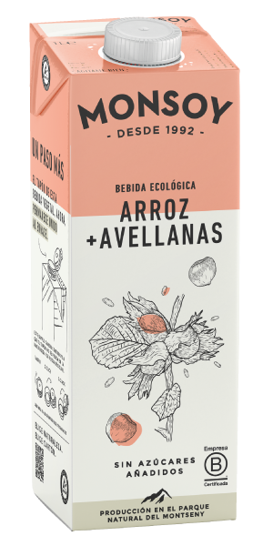 Bebida de Arroz + Avellanas Bio de MONSOY