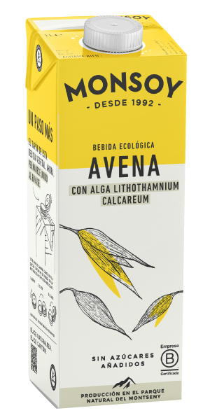 Bebida de Avena con Alga Lithothamnium Calcareum