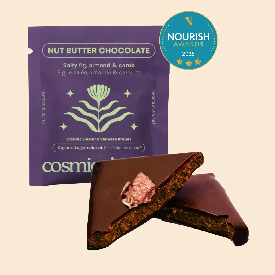 Chocolate con mantequilla de un solo fruto seco - Higo salado