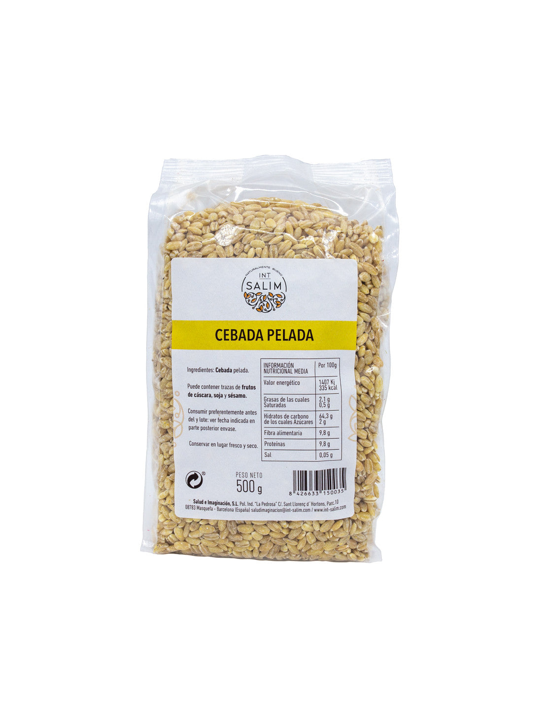 Cebada Pelada 500gr.
