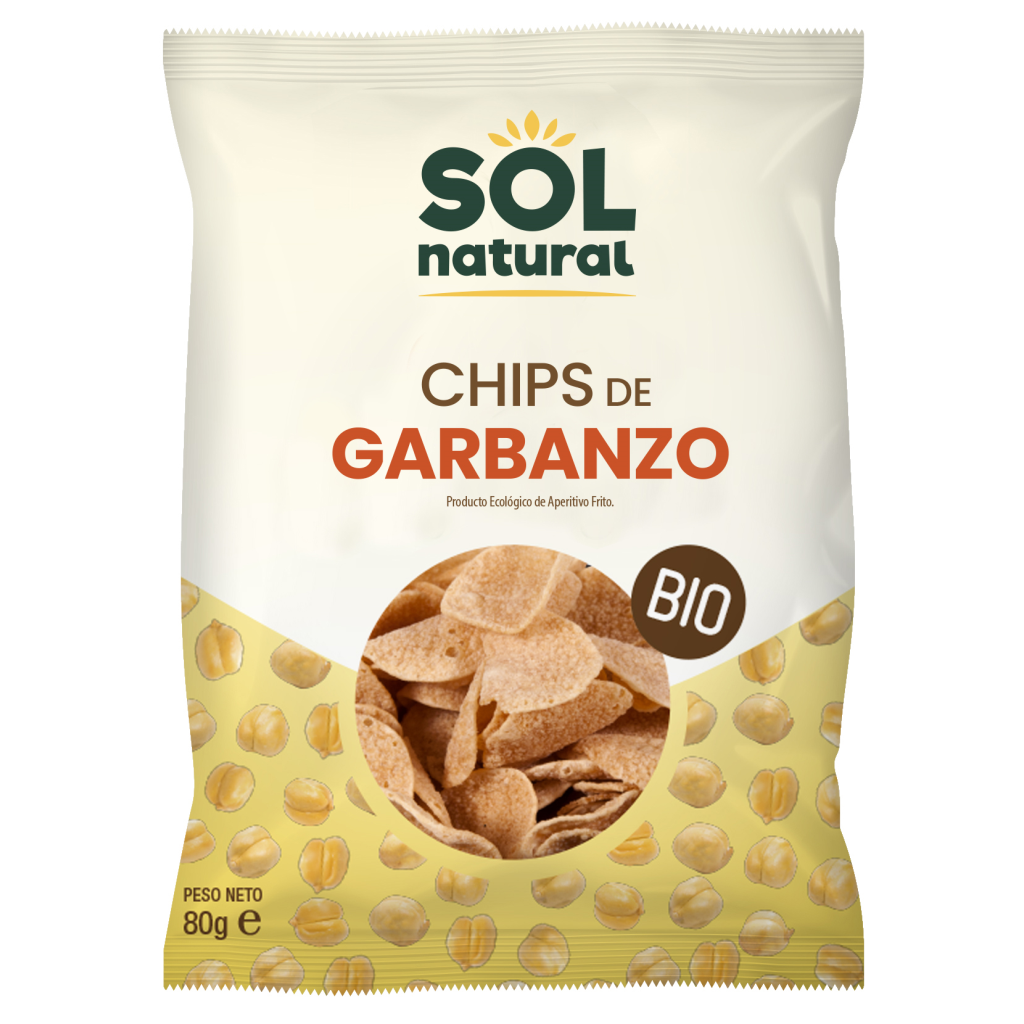 Chips de garbanzo bio 80 g
