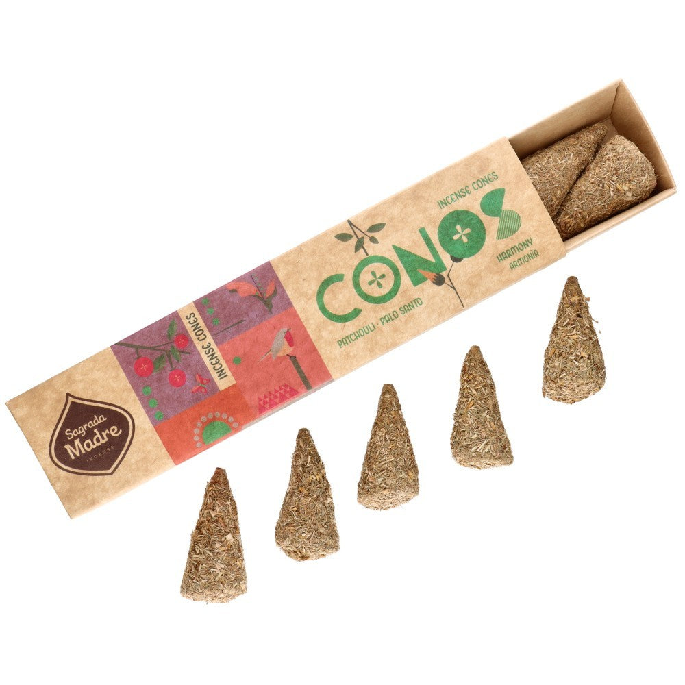 Conos Pachuli y Palo Santo - Sagrada Madre