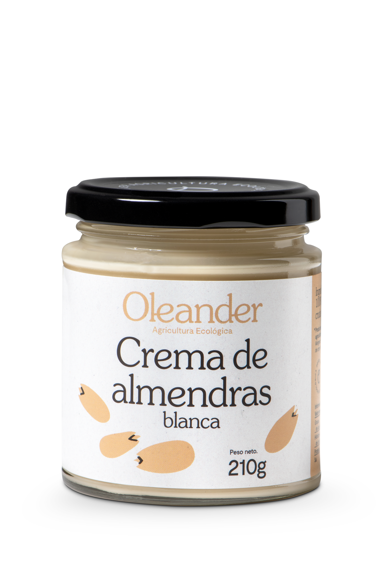 Crema de almendra blanca 210g