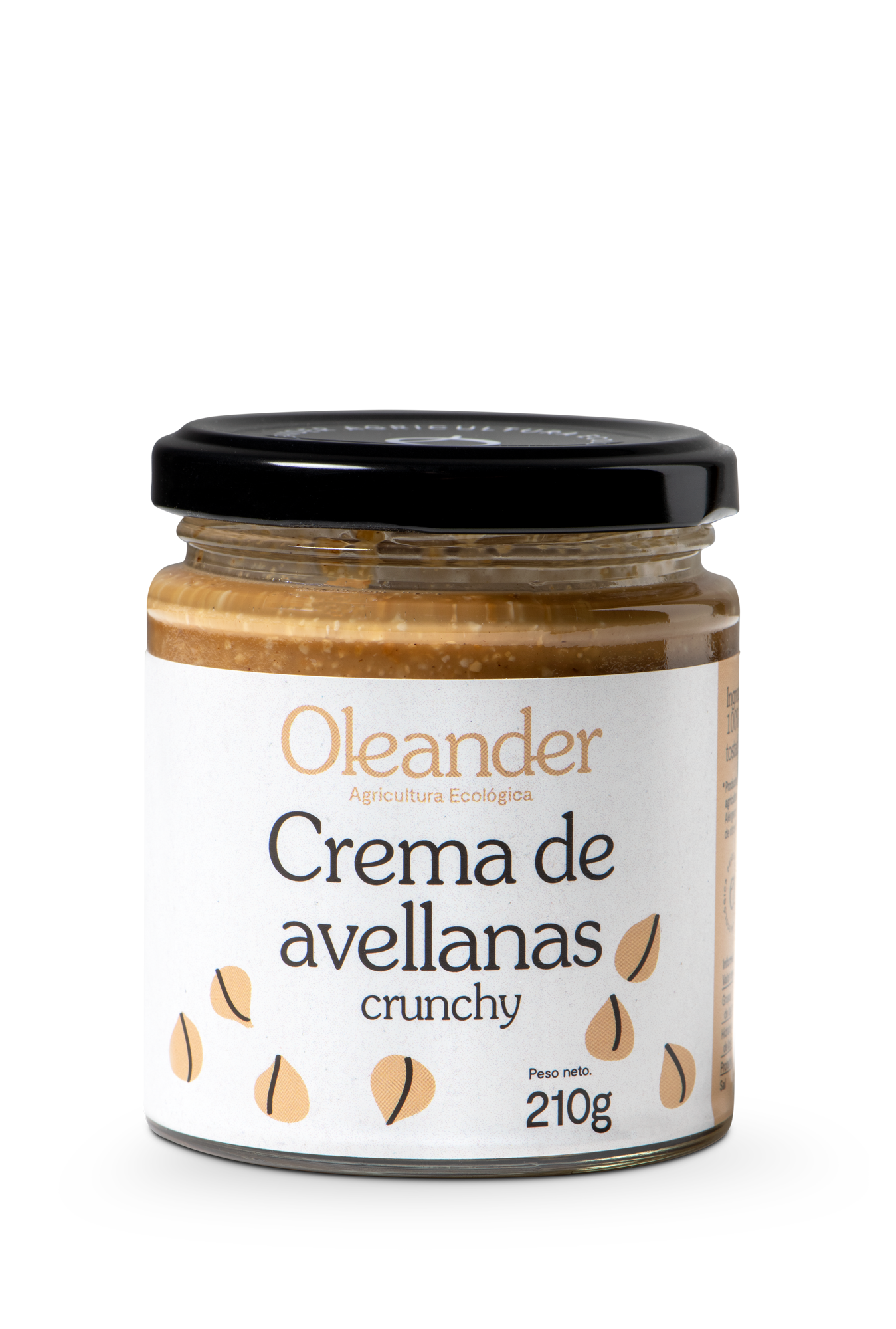 Crema de Avellanas Crunchy Bio 210g