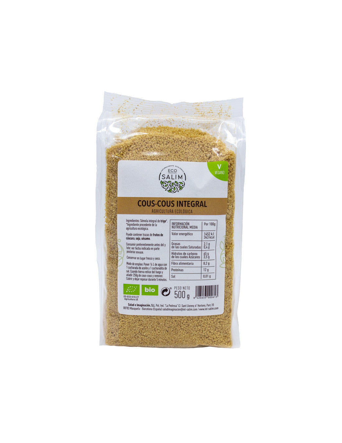 Cuscus Integral Eco 500gr.