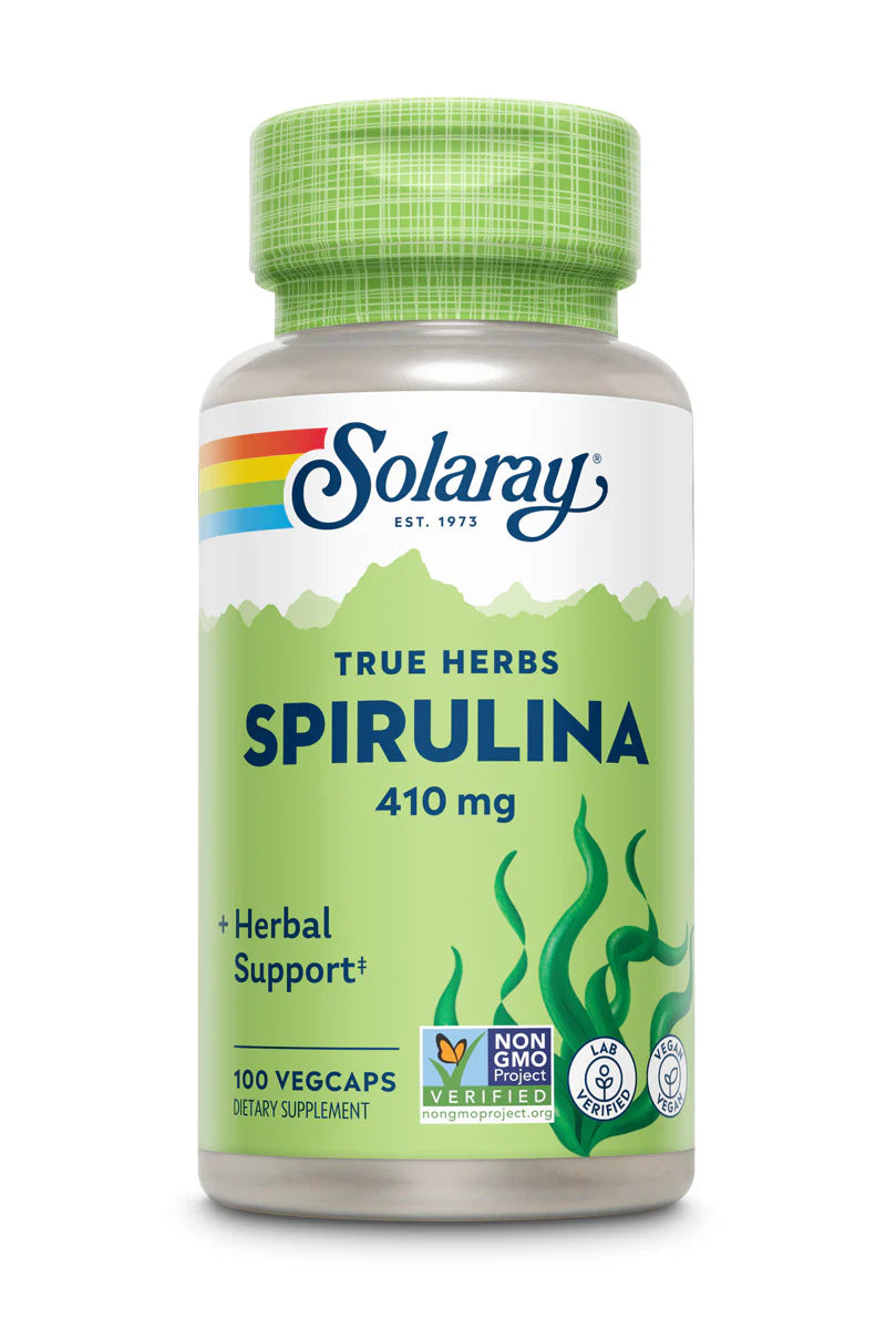 Espirulina - Solaray  100 cápsulas vegetales