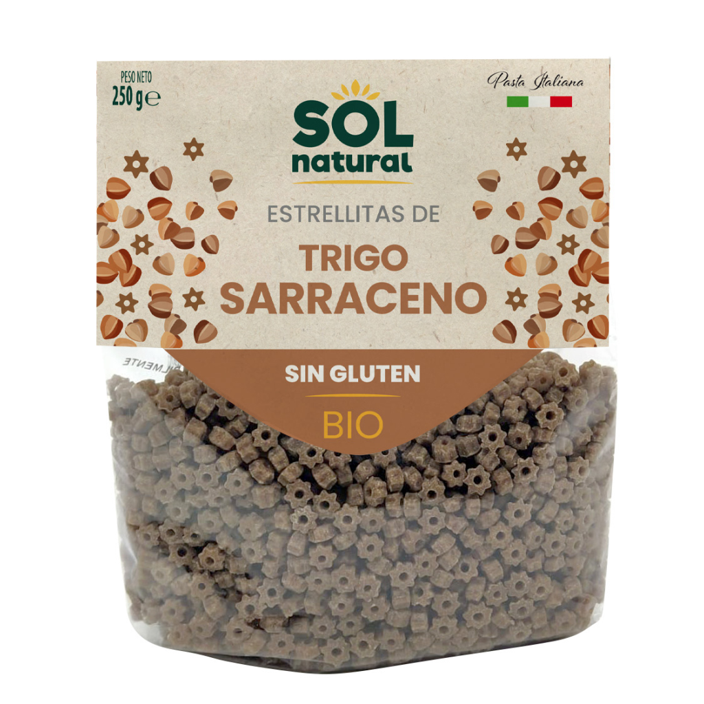 Estrellitas de trigo sarraceno sin gluten bio 250g
