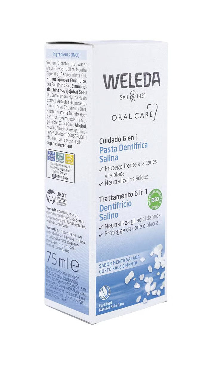 Pasta Dentífrica Salina 75ml.
