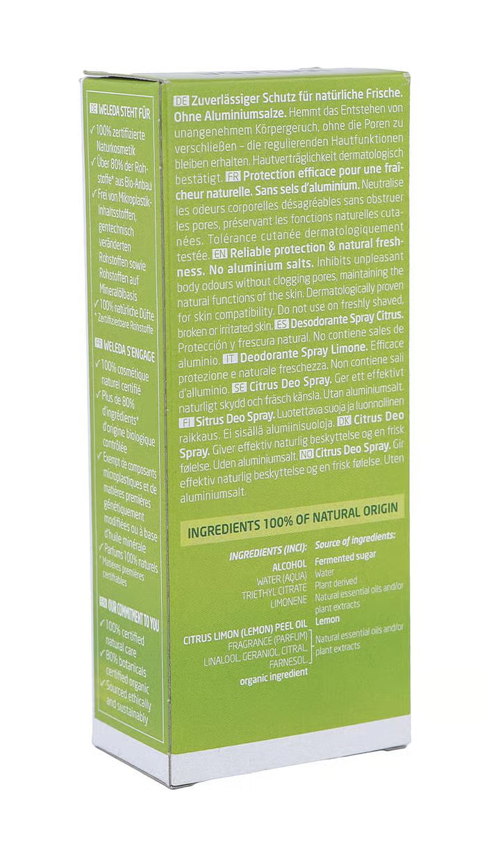 Desodorante Spray de Citrus 100ml