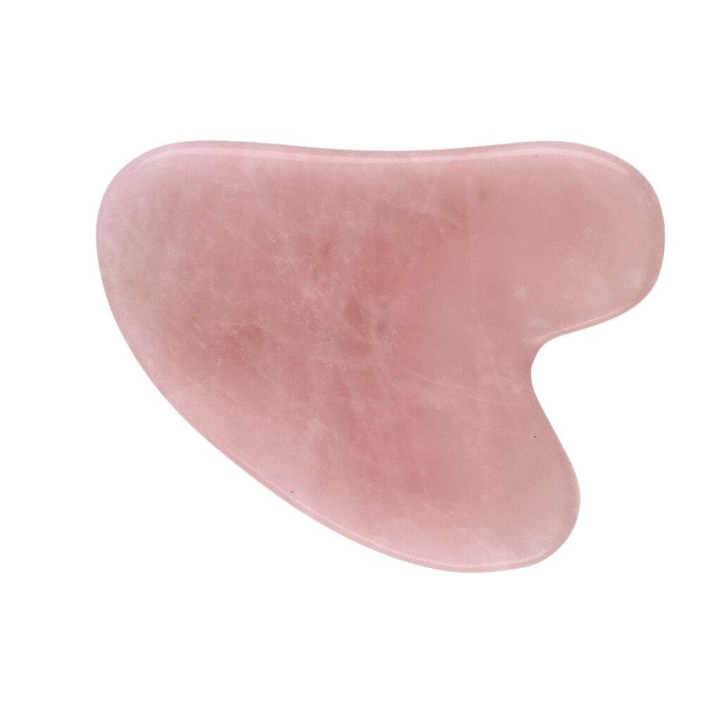 Gua Sha Mini de Cuarzo Rosa