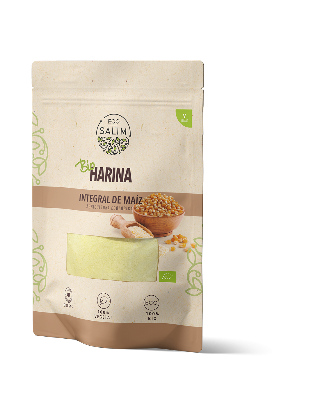 Harina Integral Maíz Eco 500gr.