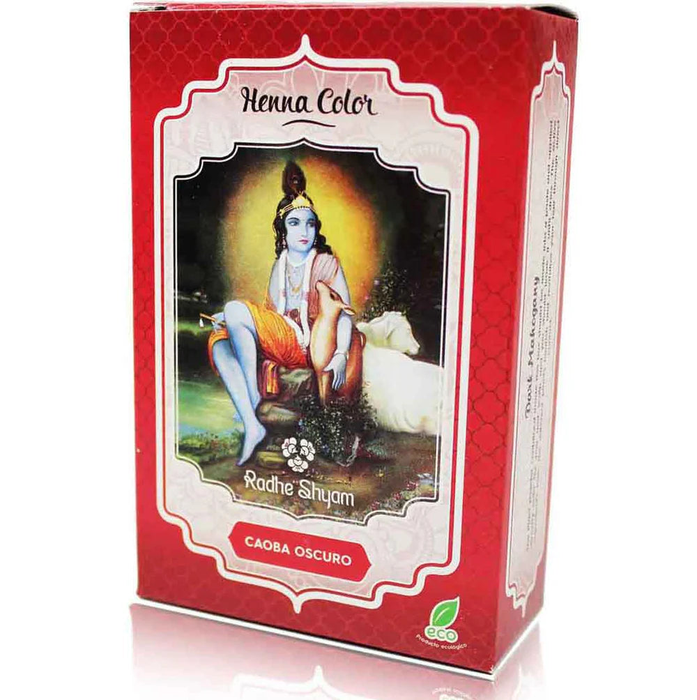 Henna Caoba Oscuro Natural en Polvo - Tinte Vegetal 100g