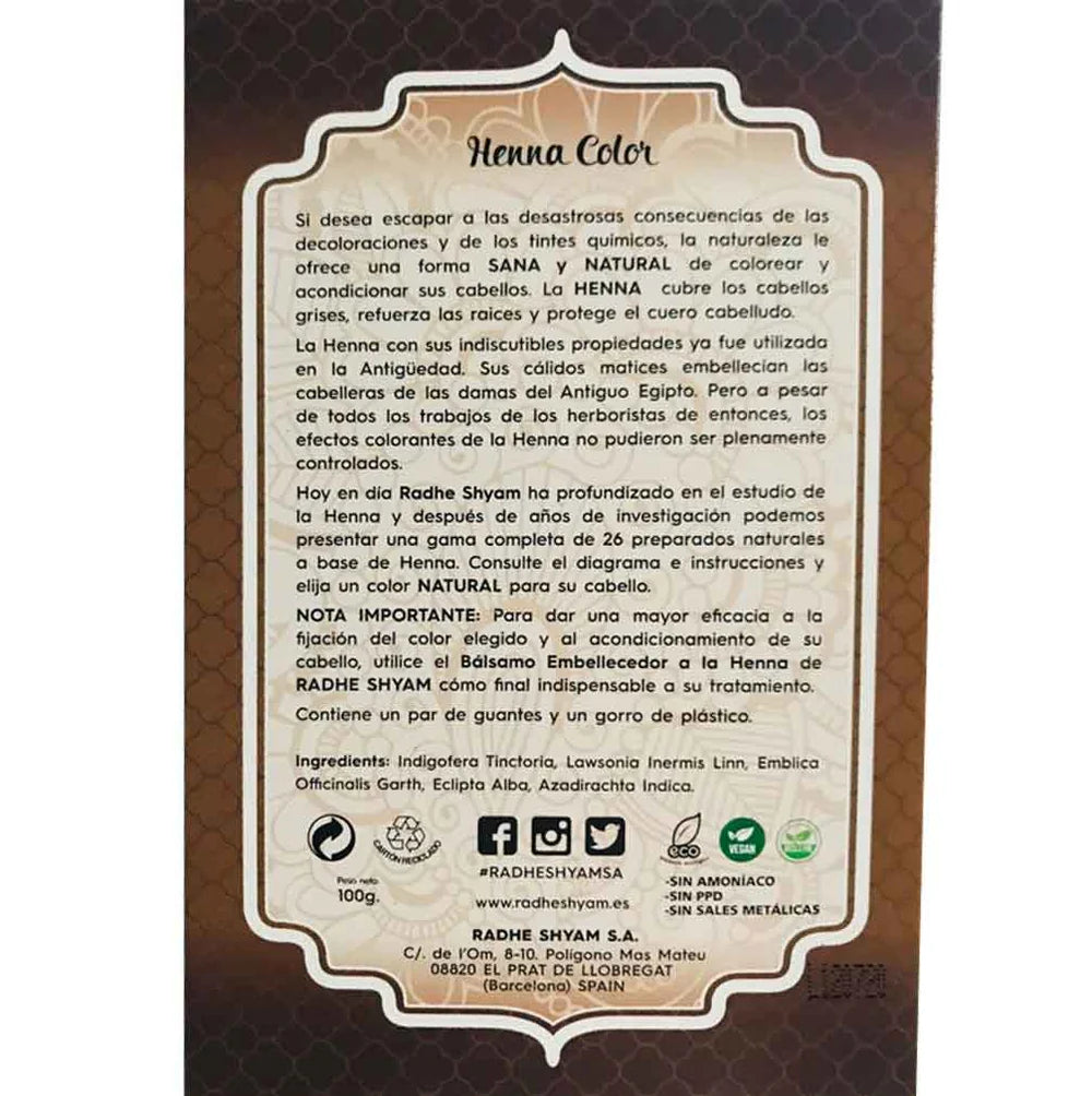 Henna Castaño Intenso