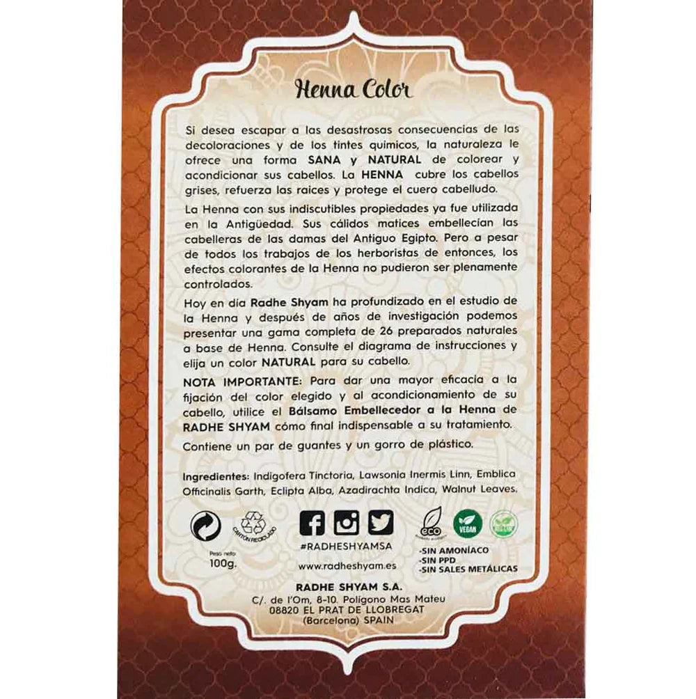 Henna Castaño Medio