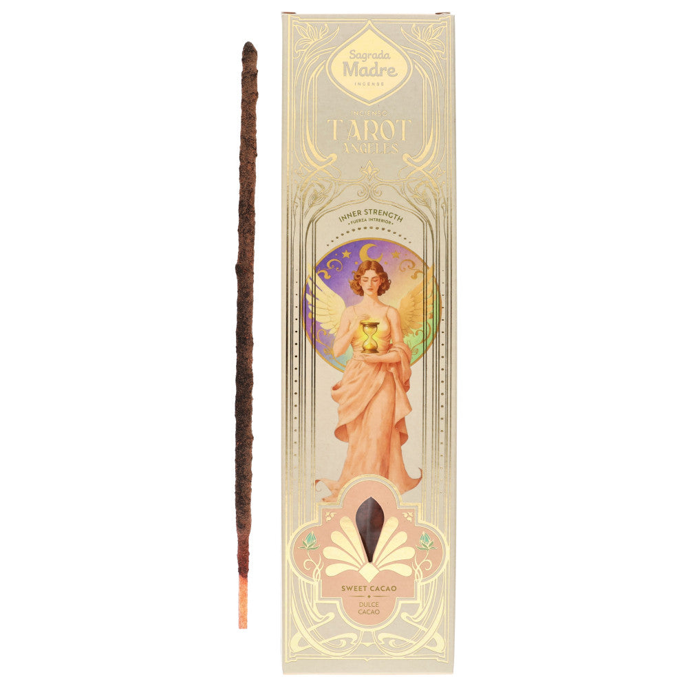 Incienso Tarot Ángeles Fuerza Interior - Dulce Cacao