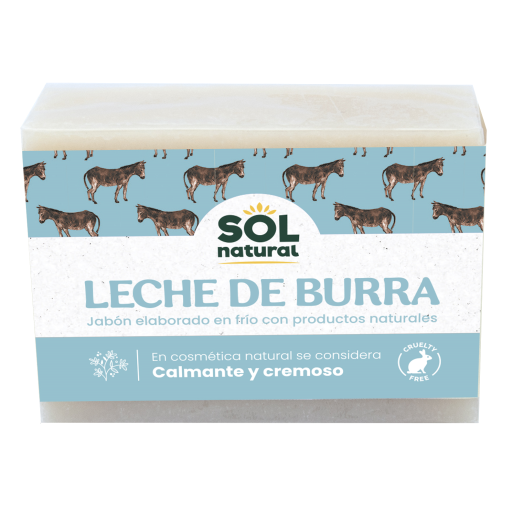 Jabón natural de leche de burra