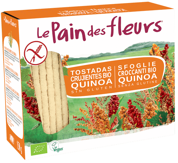 Tostadas Crujientes Ecológicas de Quinoa 150g
