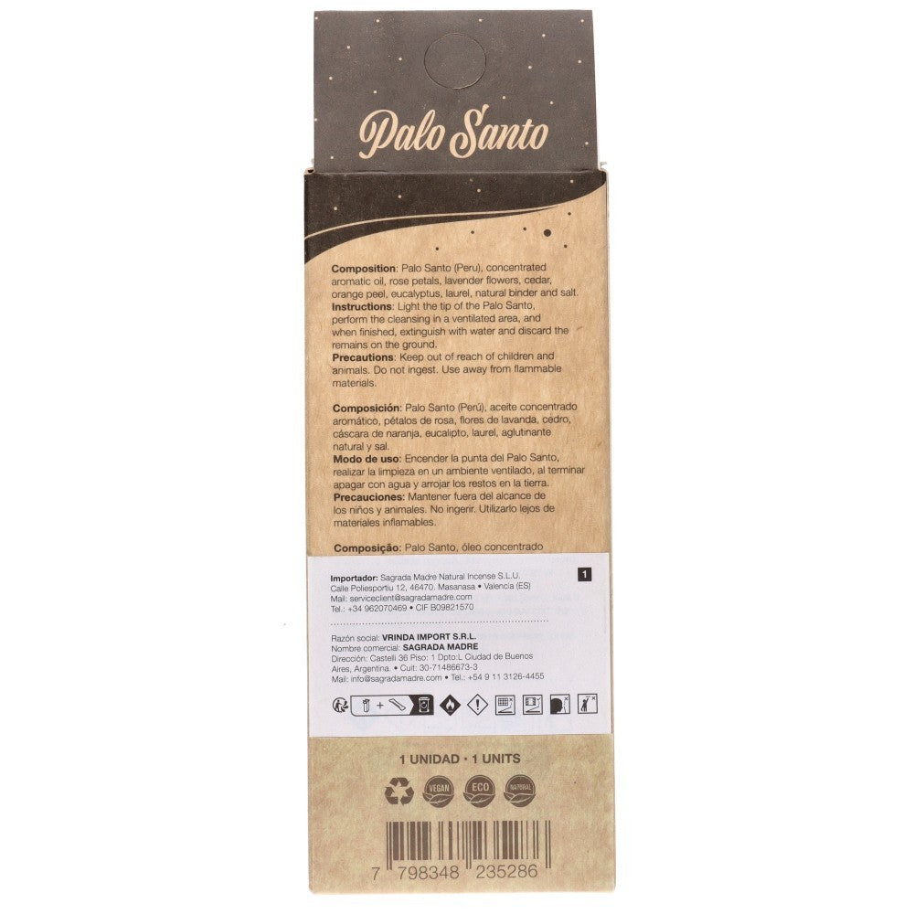 Sahumito Salvia Blanca con Palo Santo - Sagrada Madre