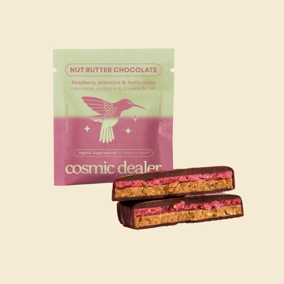 Chocolate Doble capa - Frambuesa y pistachos