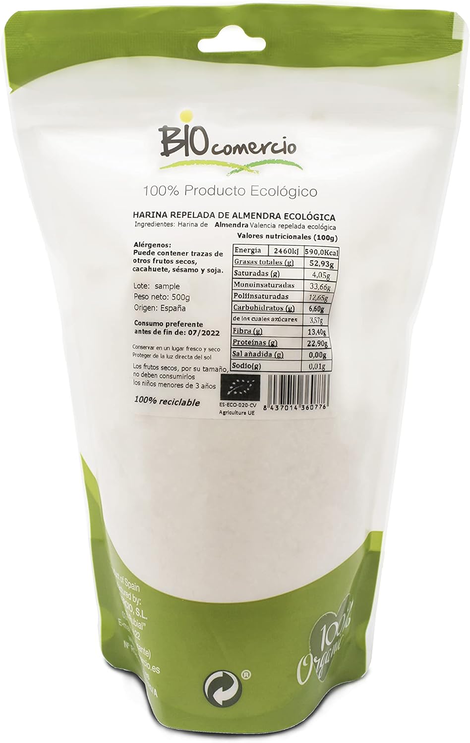 Harina Repelada de Almendra 150g