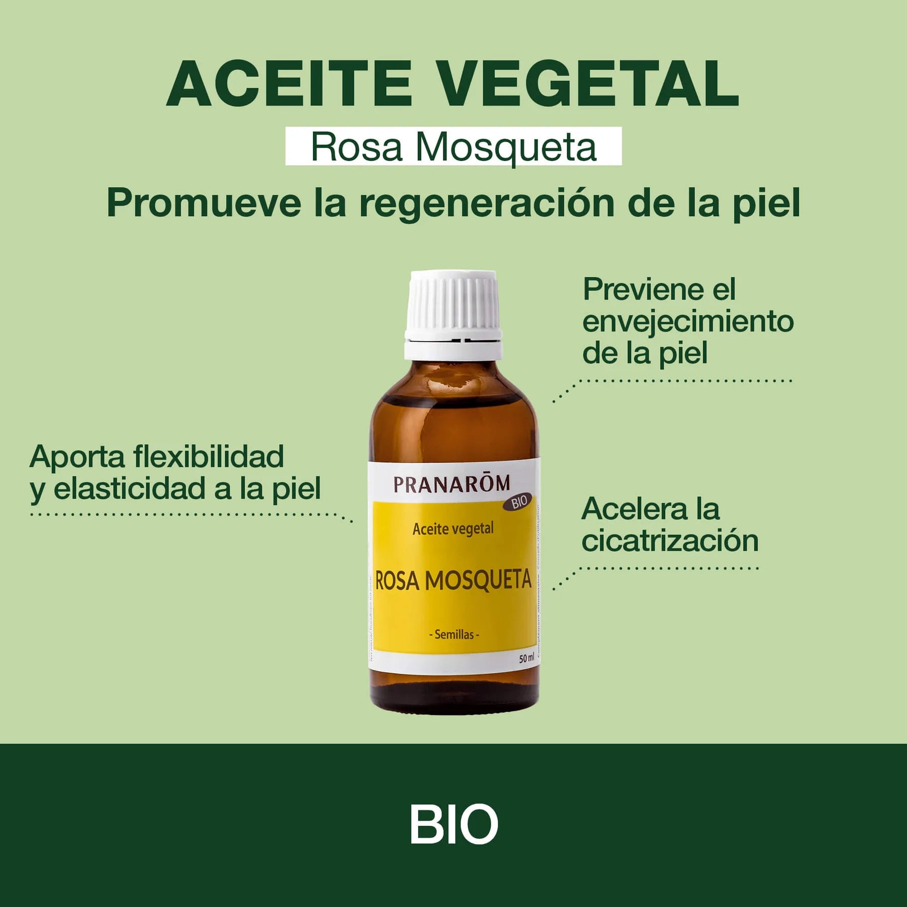 Aceite Vegetal Rosa Mosqueta 50 ml - Bio