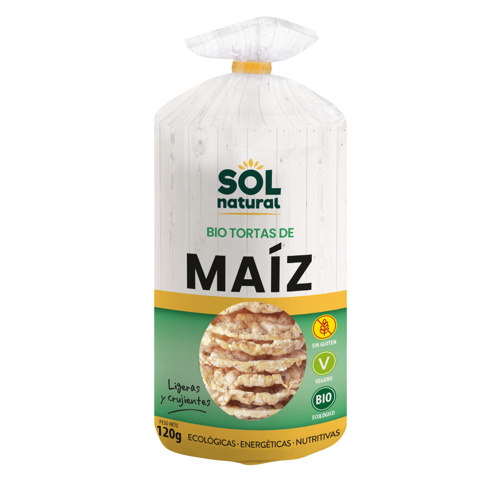 Tortas de maíz bio 120 g