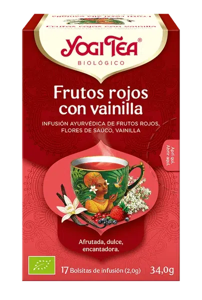 Yogi Tea Frutos Rojos 17 bolsitas