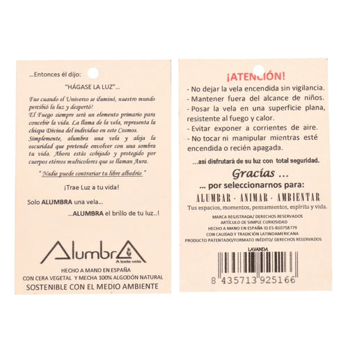 Artesanal Vela with Abedul - Purification