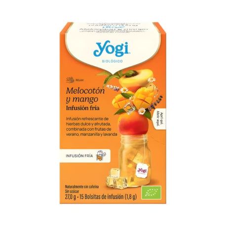 Yogi Tea Frio Melocoton y Mango